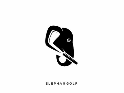 Elephan golf elephant golf creative