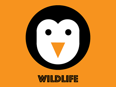 Wildlife Thirty Logo Challenge #5 artic black branding challenge cute design flat illustration logo logo challenge minimalist penguin round simple snow thirty day logo challenge thirtylogo wildlife