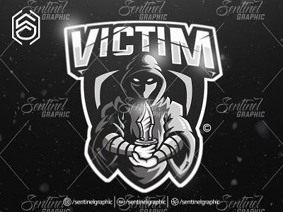 Victim Clan Club Logo Esport Mascot Team Sport Game brand branding character clan club design dragon esport esports fortnite game gaming icon logo mascot overwatch sport sports team twitch