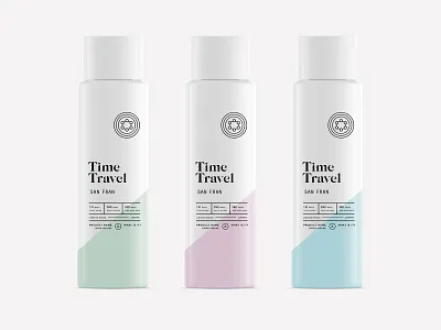 Time Travel pt.2 branding future identity logo packaging skincare skpackaging18