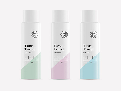 Time Travel pt.2 branding future identity logo packaging skincare skpackaging18