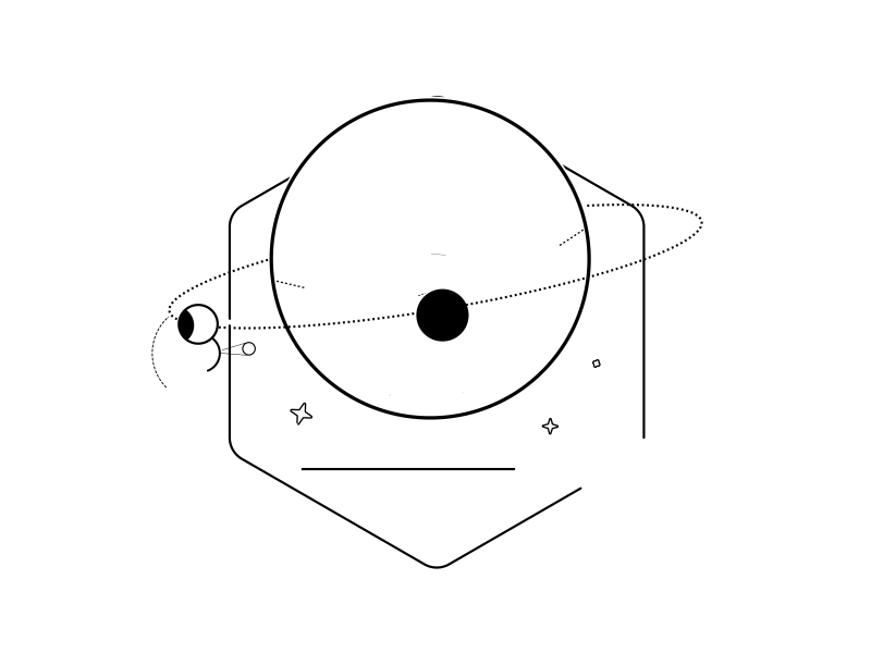 Eclipse 2d 2d animation aftereffects animation character animation design graphic design illustration loop motion motion design motion graphics