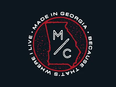 Personal Stamp badge design drawing illustration logo mark mcwhorter stamp typography