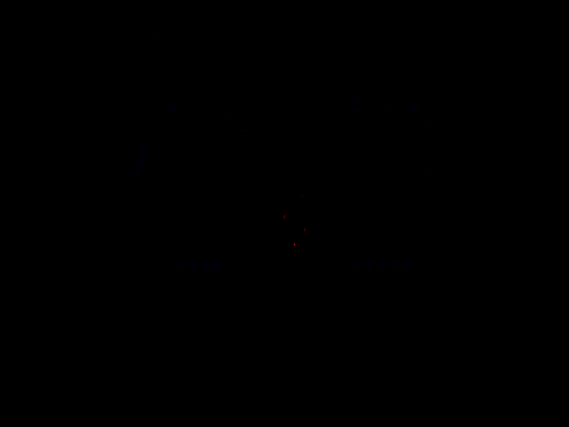 Clandestine Hall animation flashing lights neon secret agent
