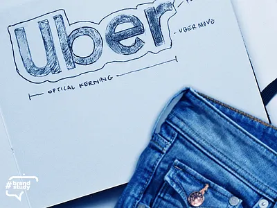 #brandstudy: Uber brand branding icon identity logo typography ui