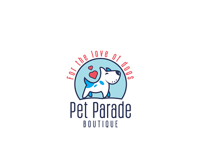 Pet Parade Boutique 0 animation brand branding design desing icon illustration logo logo design vector