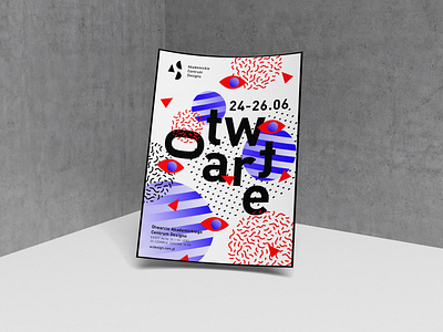 ACD / opening poster branding illustration logo design pattern poster poster design