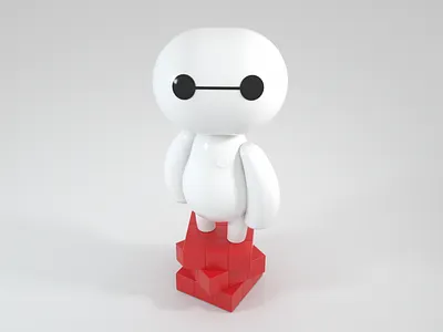 Rubik's cube Challenge baymax bighero6 c4d cinema4d motion design motiongraphics octane octanerender rubiks cube
