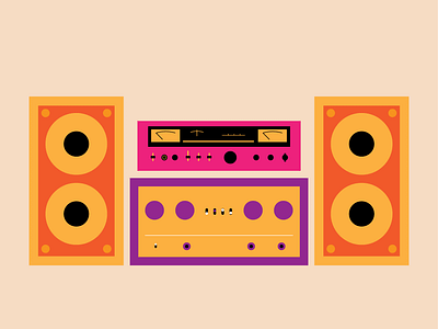 Turn it up! design geometric graphic design icon illustration minimal