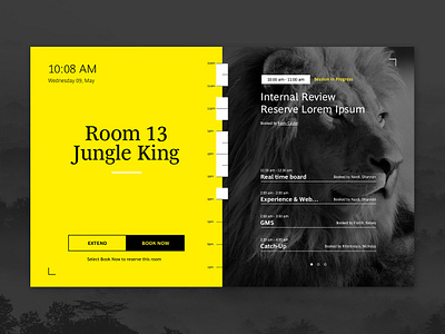 Reserve The Room illustration jungle ui