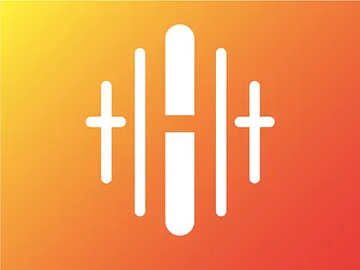 Conceptual/Reimagined logo for His House Ministries christ christian christian logo christianity dimension his house letter h perspective positive rehabilitation services south carolina thrift store uplifting warm