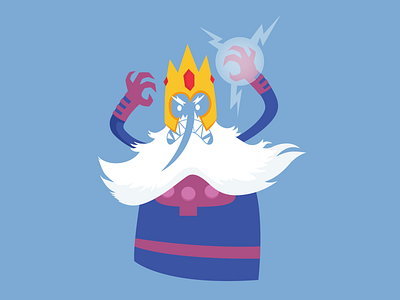Ice King Magneto adventure time crossover illustration vector xmen