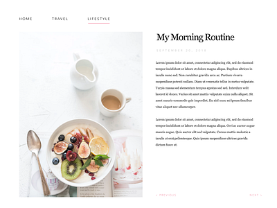 Daily UI #035 Blog Post blog daily ui ui design uiux user interface ux design
