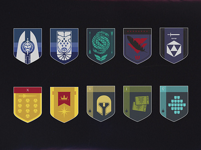 Forsaken Trophies achievement badge bungie destiny trophy ui video game