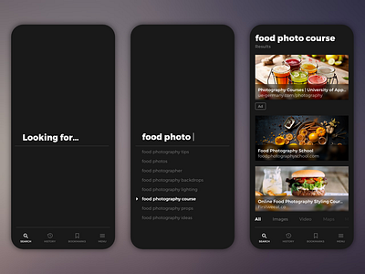 Search | Daily UI #022 app challenge dailyui design google madewithadobexd mobile search ui ux