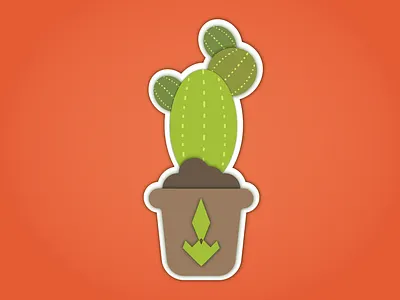 Cactus branding caracas color design digital diseño dribbble dvisualart flat flat design green illustration ilustración pantone vector venezuela