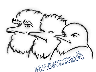 Marx, Engels and Lenin engels illustration lenin marx penguins vector