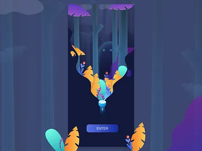 #UI006 start page illustration interface start page ui