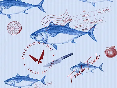 Ahi Tuna graphic