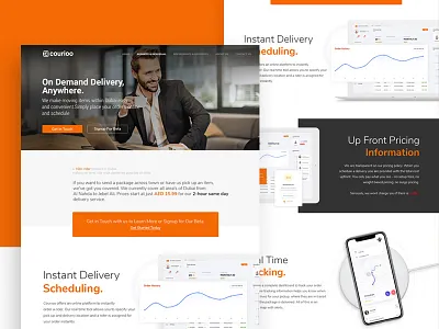 Website for a food delivery service design digital agency ui ux web design web development website