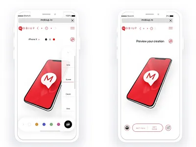 3D Configurator Mobile 3d 3dmodeling configurator design interaction phones ui ux webdesign