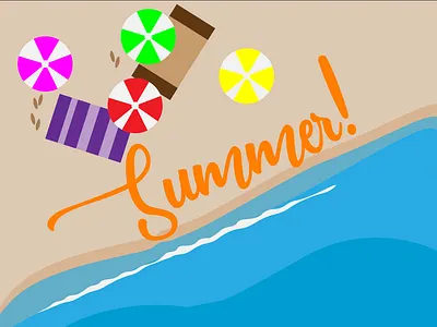 Summer 🏖 design illustration vector