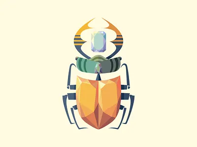 💎 Beetle 💎 beetle gem insect jewel vector