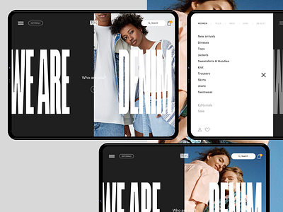 Kausi9 concept ecommerce ipad minimal shop sketch app tablet typogaphy ui web