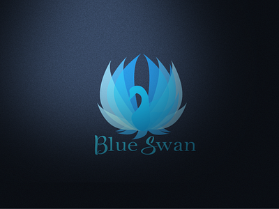 Blue Swan 💙 design logo