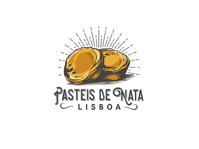 Pasteis De Nata design logo