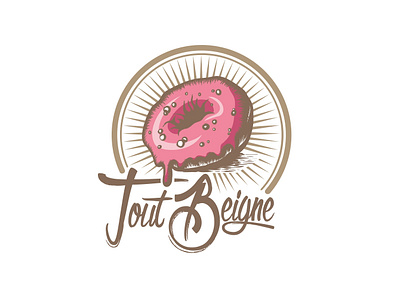 Tout Beigne design ice cream logo