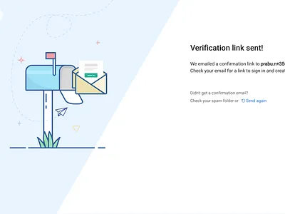 Confirm email address page design concept confirmation design email illustrations onboarding