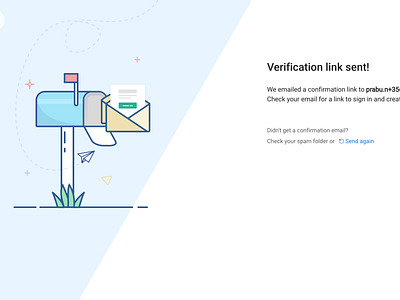 Confirm email address page design concept confirmation design email illustrations onboarding