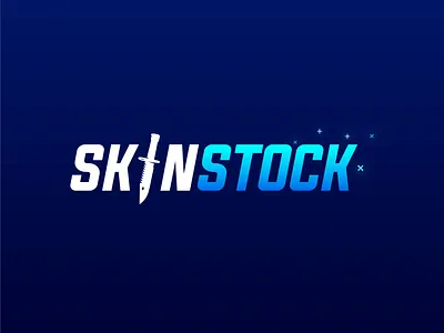 SKINSTOCK branding cs:go fortnite illustration illustrator logo logodesign logodesigner logomark logotype pubg type typography
