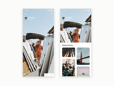 Unsplash App app app design app ui design page ui unsplash unsplash app ux web webdesign website