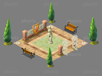 Gardenscapes decor art design game gamedev gardenscapes illustration playrix