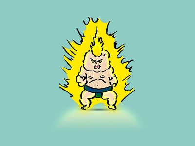 sumo wrestler 25 awakening human illustration man sumo sumowrestler wrestler