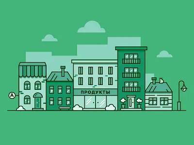 Street illustration city flat illustration linear linear illustration lineart street street illustration vector