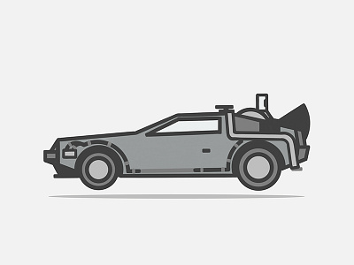 Back to the Futur backtothefuture car design futur icon icons illustration illustrator logo logodesign logodesigner logotype