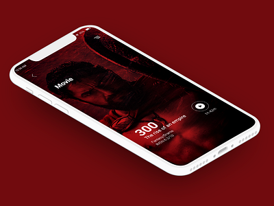 Movie and Music Play adobe app bestshoot clean concept creative design designer dribbble dribbble best shot film landing page minimal mobile app mockup movie app music app simple design typography ui design