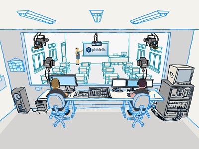E-learning classroom e learning ead educational educational illustration illustration online