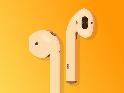 Peripheral - Airpods airpods apple illustration vector
