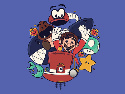 Mario Switch fanart illustration mario nintendo nintendo switch super mario switch vector