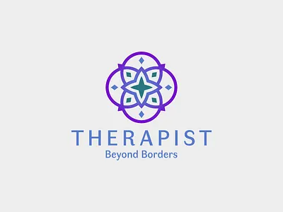 Therapist buddhism hindu hinduism ikigai indian logo mandala minimal minimalist therapist