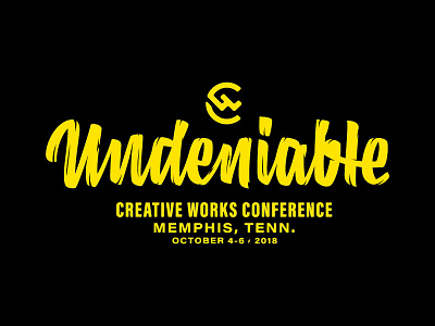 Undeniable Killed 2 branding creative works hashtaglettering lettering