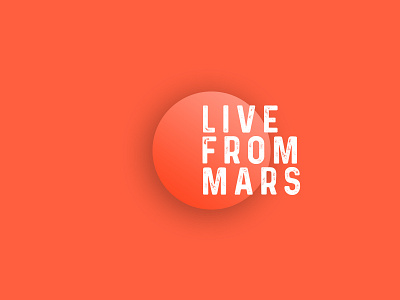 Logo concept | Live From Mars design gradiant logo logo a day mars music