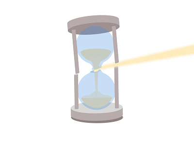 Kill some time. doodle illustration vector