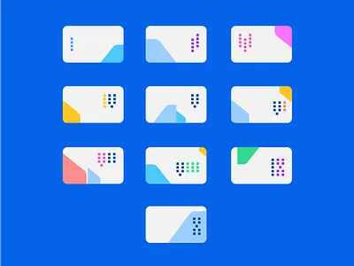 Roman Numerals Cards cards design roman roman numerals typogaphy