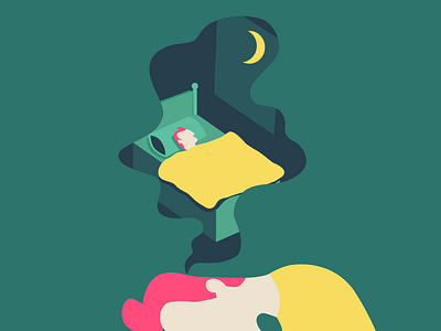 Tidur itu Ibadah character characterdesign digitalillustration illustration