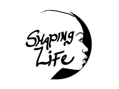 Abstract SL blackwhite branding design digital art graphicdesign handwritten head logo shaping life symbol women